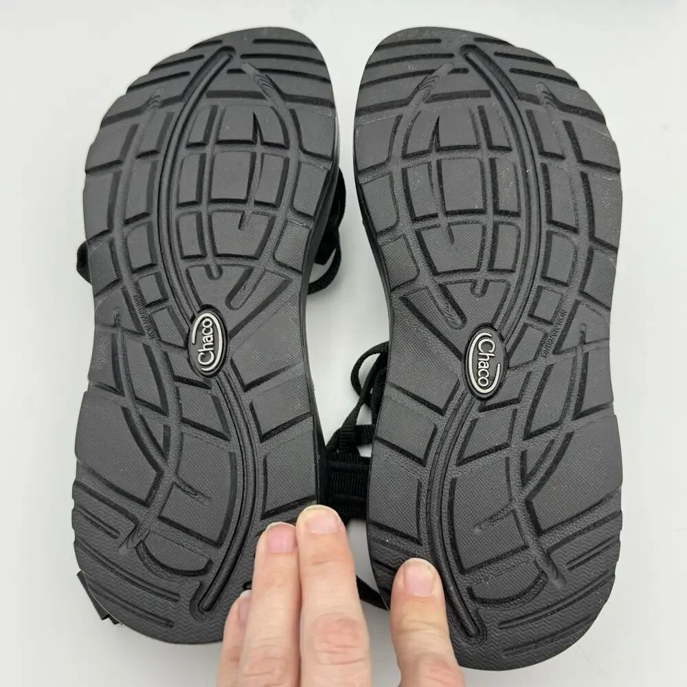 Chaco Sandals Womens 6 ZX/2 Black Cloud Dual Adjustable Straps Cushioned Sport
